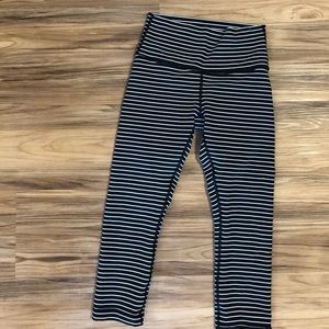 Lululemon striped wunder unders